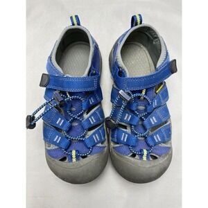 Keen Newport H2 Water Sandals Big Kids 2 Blue Shoes Closed Toe Outdoor Gorpcore